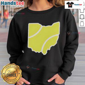 Official Ohio Tennis Ball Sweatshirt in vibrant colors, perfect for tennis enthusiasts and comfortable casual wear.