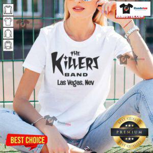 Official The Killers Summer in Vegas Ladies Tee featuring vibrant design and comfortable fit for fans of the band.