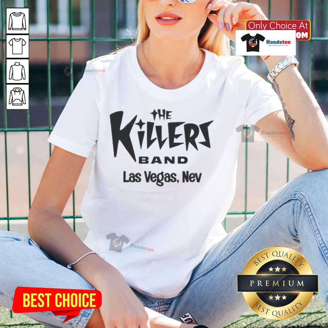 Official The Killers Summer in Vegas Ladies Tee featuring vibrant design and comfortable fit for fans of the band.