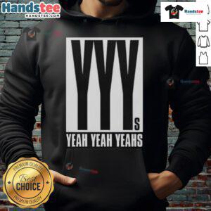 Official Yeah Yeah Yeahs 2025 Hidden In Pieces Tour Hoodie featuring vibrant graphics and stylish design.