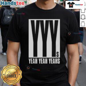 Official Yeah Yeah Yeahs 2025 Hidden In Pieces Tour T-Shirt featuring vibrant graphics and tour details.