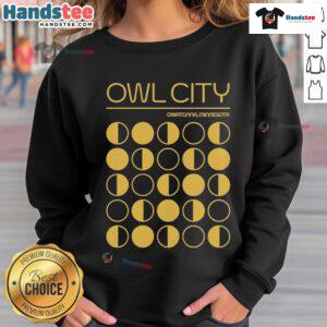 Original Owl City Owatonna Minnesota sweatshirt featuring vibrant design and cozy fabric, perfect for fans and locals.