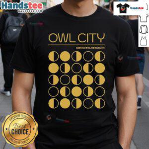 Original Owl City Owatonna Minnesota T-Shirt featuring vibrant graphics and a stylish design for fans and collectors.