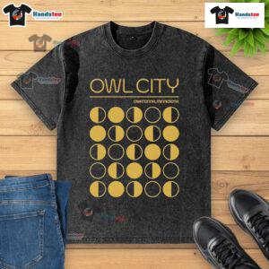 Original Owl City Owatonna Minnesota washed t-shirt in soft fabric, featuring vibrant graphics and a relaxed fit.