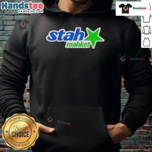 Original Stah Mahket Star Hoodie in black, featuring a stylish star design and comfortable fit for casual wear.