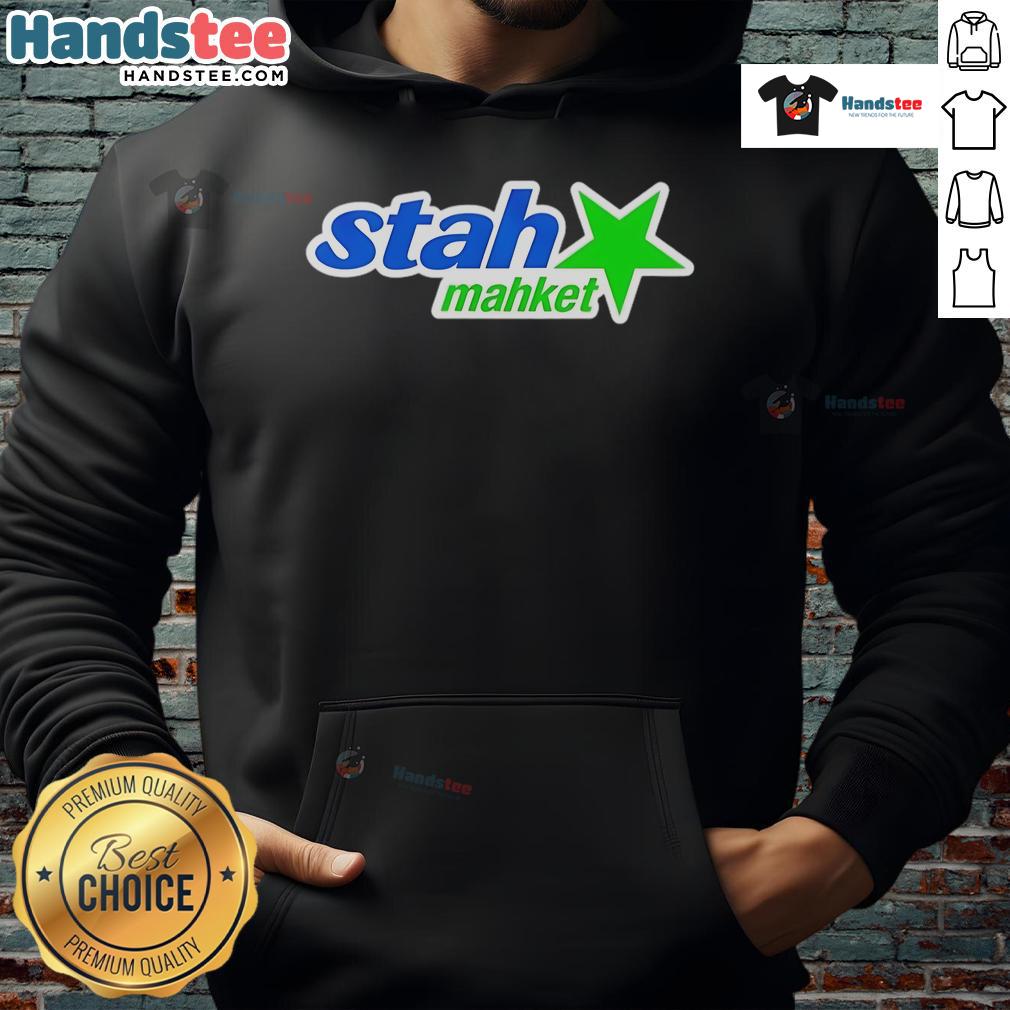 Original Stah Mahket Star Hoodie in black, featuring a stylish star design and comfortable fit for casual wear.