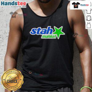 Alt Text: Original Stah Mahket Star Tank Top showcasing a stylish design, perfect for casual summer outfits.
