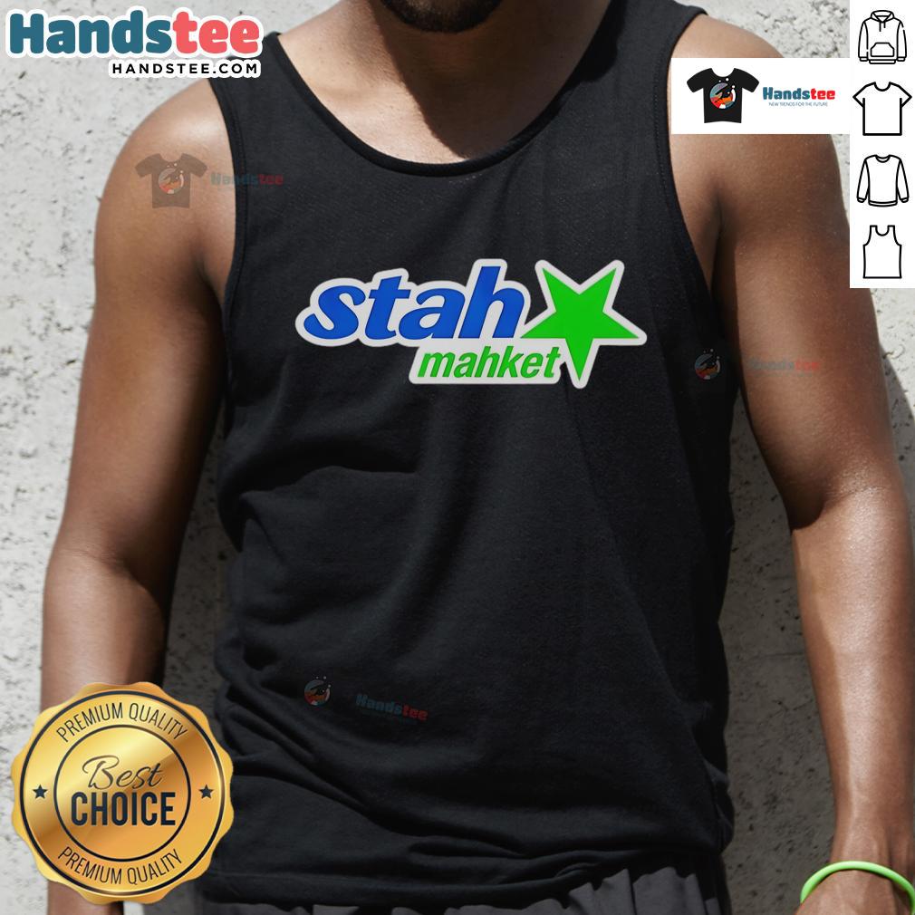 Alt Text: Original Stah Mahket Star Tank Top showcasing a stylish design, perfect for casual summer outfits.