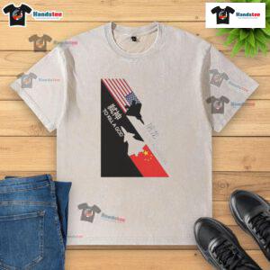 Premium America to Slay a Dragon China to Kill a God washed t-shirt featuring a unique graphic design.