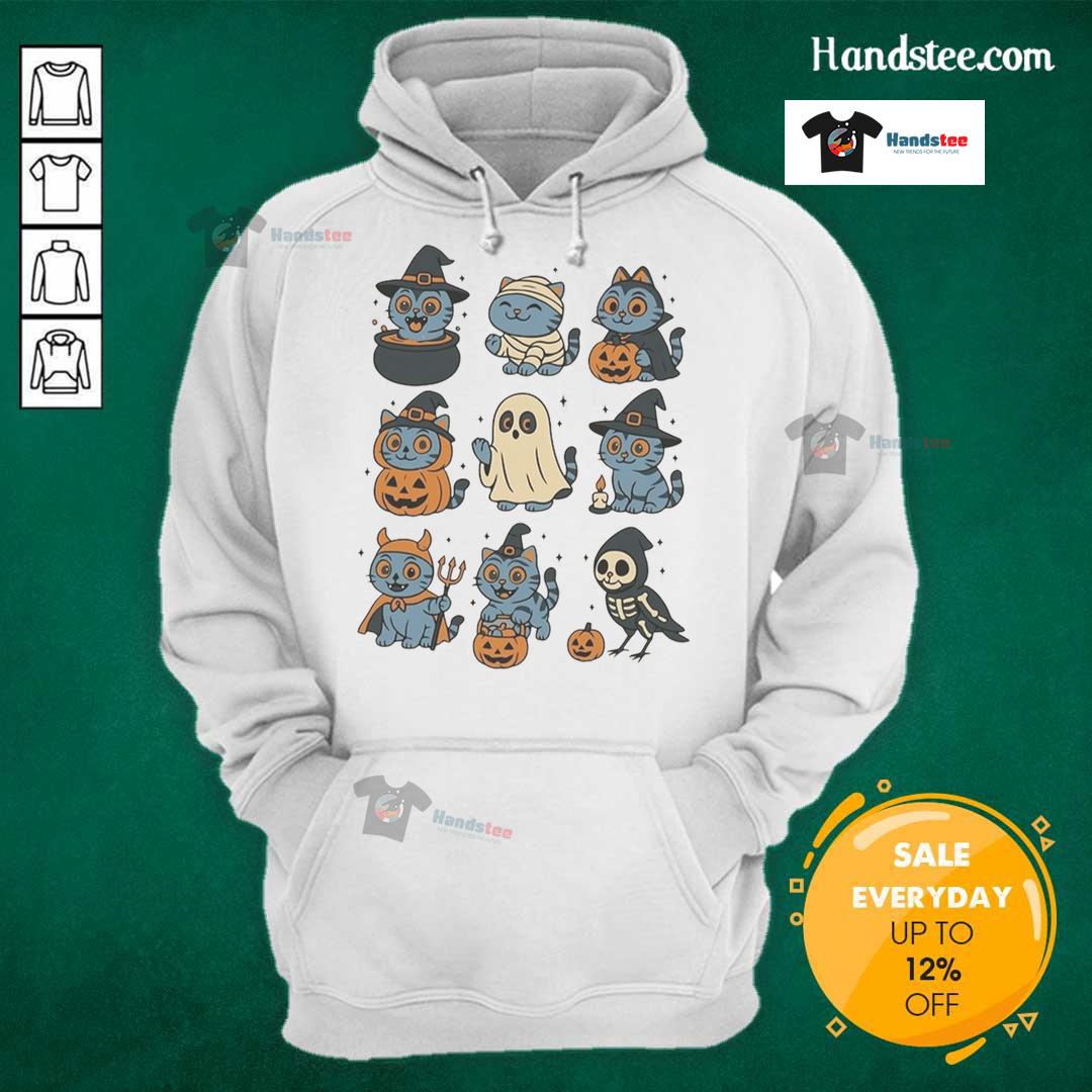 Premium Trick Or Treat Halloween Derpy Tiger Comfort Colors Hoodie featuring a playful tiger design for festive fun.