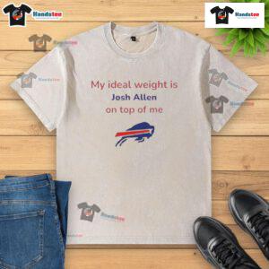 Alt Text: Good Buffalo Bills football washed t-shirt featuring Josh Alien graphic, perfect for fans showcasing team spirit.