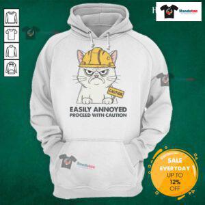 Good Easily Annoyed Process With Caution Hoodie featuring a unique design, perfect for expressing your humorous side.