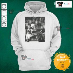 Good Miami Hurricanes vs South Florida Bulls hoodie showcasing team colors and logos in a stylish design.
