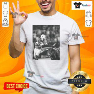 Good Miami Hurricanes vs South Florida Bulls photo t-shirt featuring vibrant team logos and dynamic game imagery.