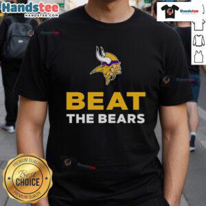 Good Minnesota Vikings Beat The Bears T-Shirt featuring bold team colors and graphics for passionate fans.