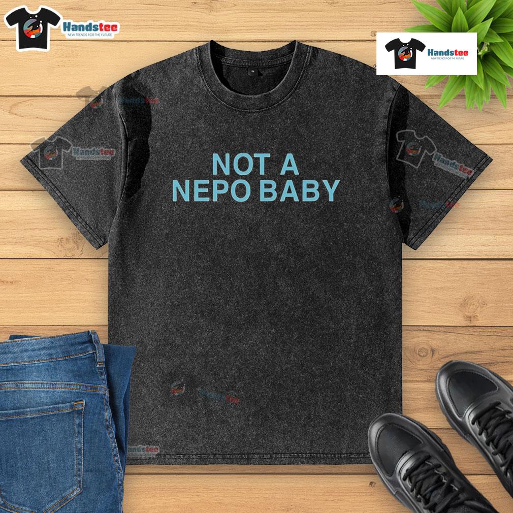Good Not A Baby Washed T-Shirt in soft cotton, featuring a playful design perfect for infants and toddlers.