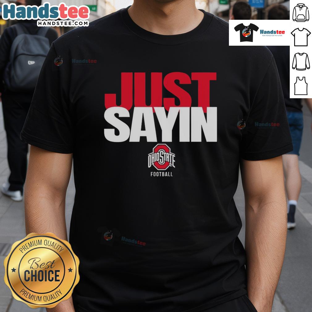 Ohio State Buckeyes Football Julian Sayin T-Shirt featuring bold graphics and team colors, perfect for fans.