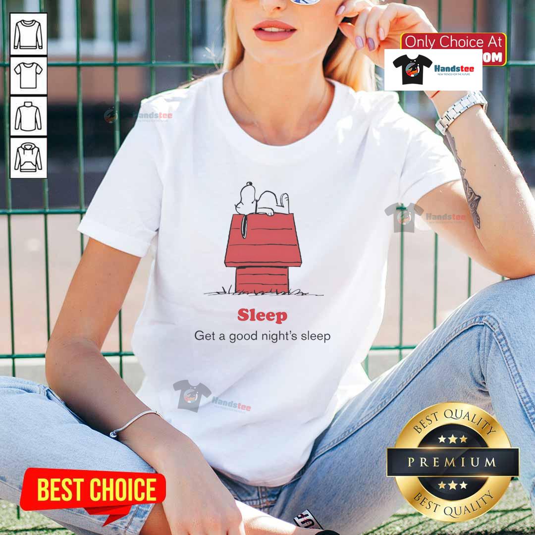 Good Peanuts X American Red Cross sleep tee for women promoting a good night's sleep with stylish design and comfort.