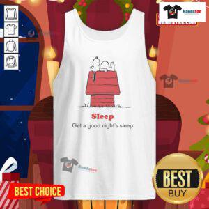 Good Peanuts x American Red Cross tank top promoting good night's sleep with stylish design and comfortable fit.