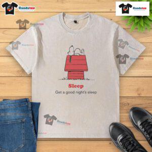 Good Peanuts X American Red Cross t-shirt for a good night's sleep, featuring vibrant graphics and soft fabric.