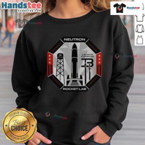 Good Rocket Lab Neutron Launch Complex 3 sweatshirt featuring a stylish design for space enthusiasts and fans.