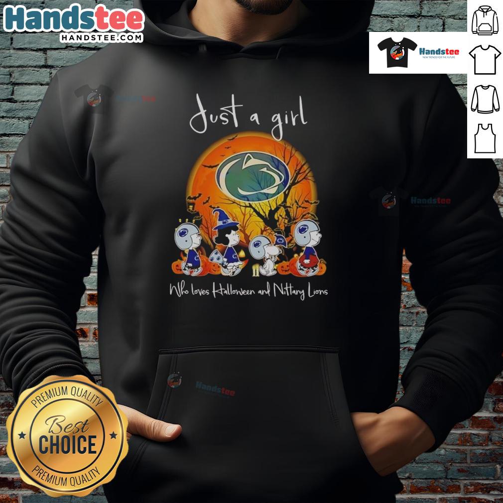 Good Snoopy and Friends Penn State Nittany Lions hoodie for girls who love Halloween and Nittany Lions spirit.