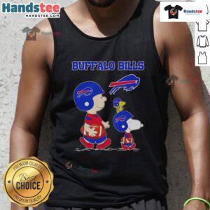 Good Snoopy and Friends X Buffalo Bills NFL football lover tank top featuring fun graphic design for sports fans.