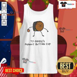 Good Ty Reese's Peanut Butter Cup Pacers Player Pun Tank Top featuring a playful design for basketball and candy lovers.