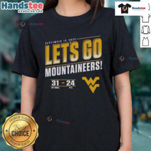 Good West Virginia Mountaineers vs Pitt Panthers 2025 Ladies Tee featuring a vibrant design for game day excitement.