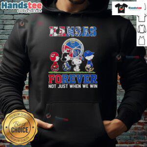 Alternative view of Hot The Peanuts Kansas Sports Teams Crossing Forever Not Just When We Win T-Shirt