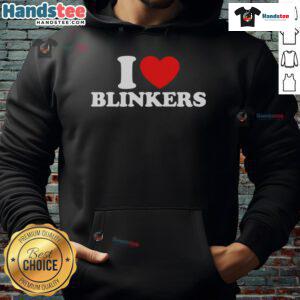 Nice I Love Blinkers Hoodie featuring a stylish design, perfect for casual wear and expressing your love for blinkers.