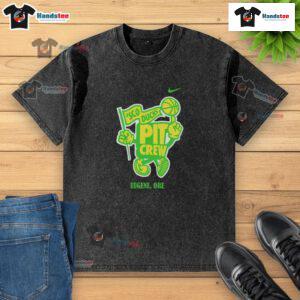 Nice Sco Ducks Pit Crew Eugene Ore washed t-shirt featuring a vintage design and vibrant colors for fans.