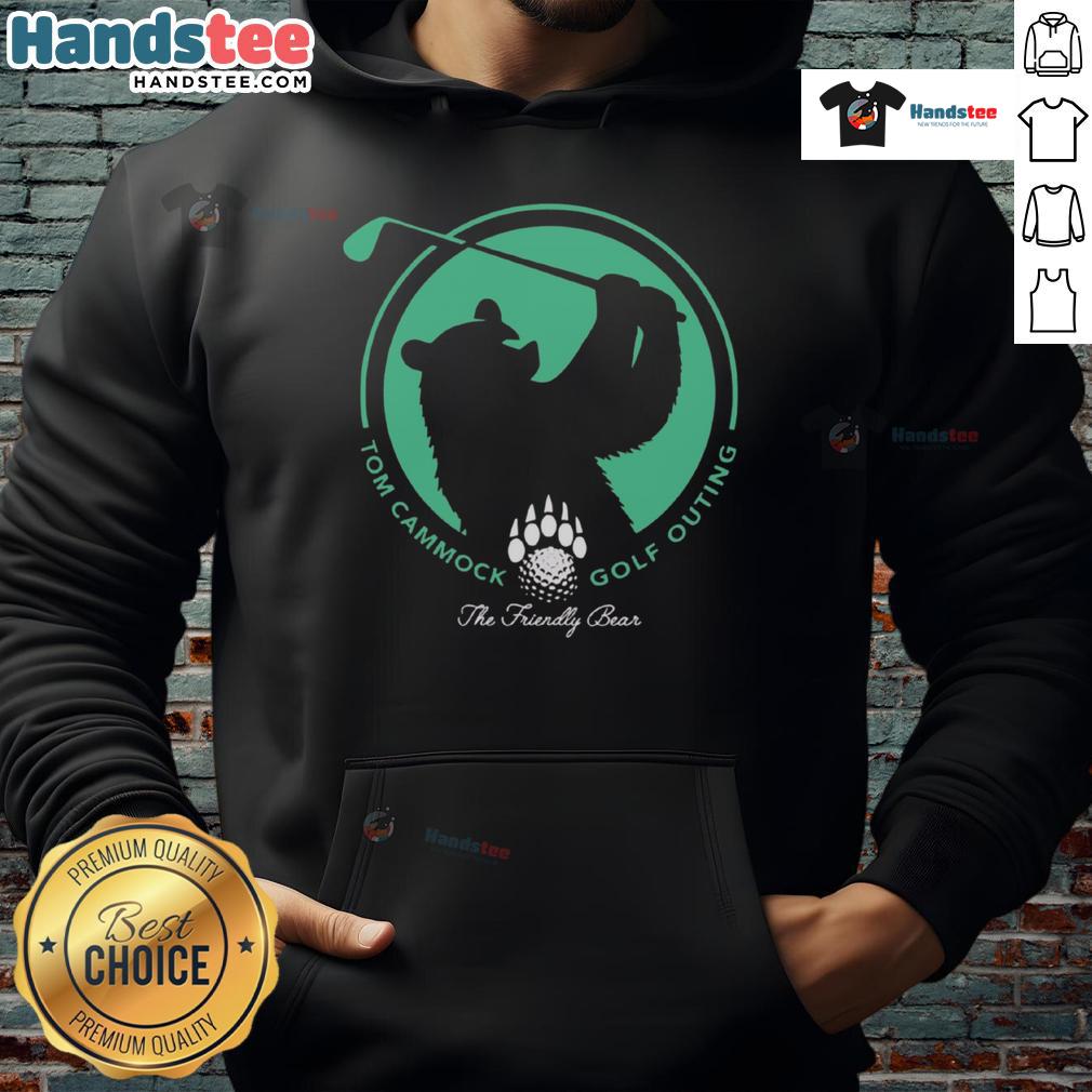 Nice The Friendly Bear Tom Cammock Golf Outing hoodie featuring a cozy design perfect for golf enthusiasts.