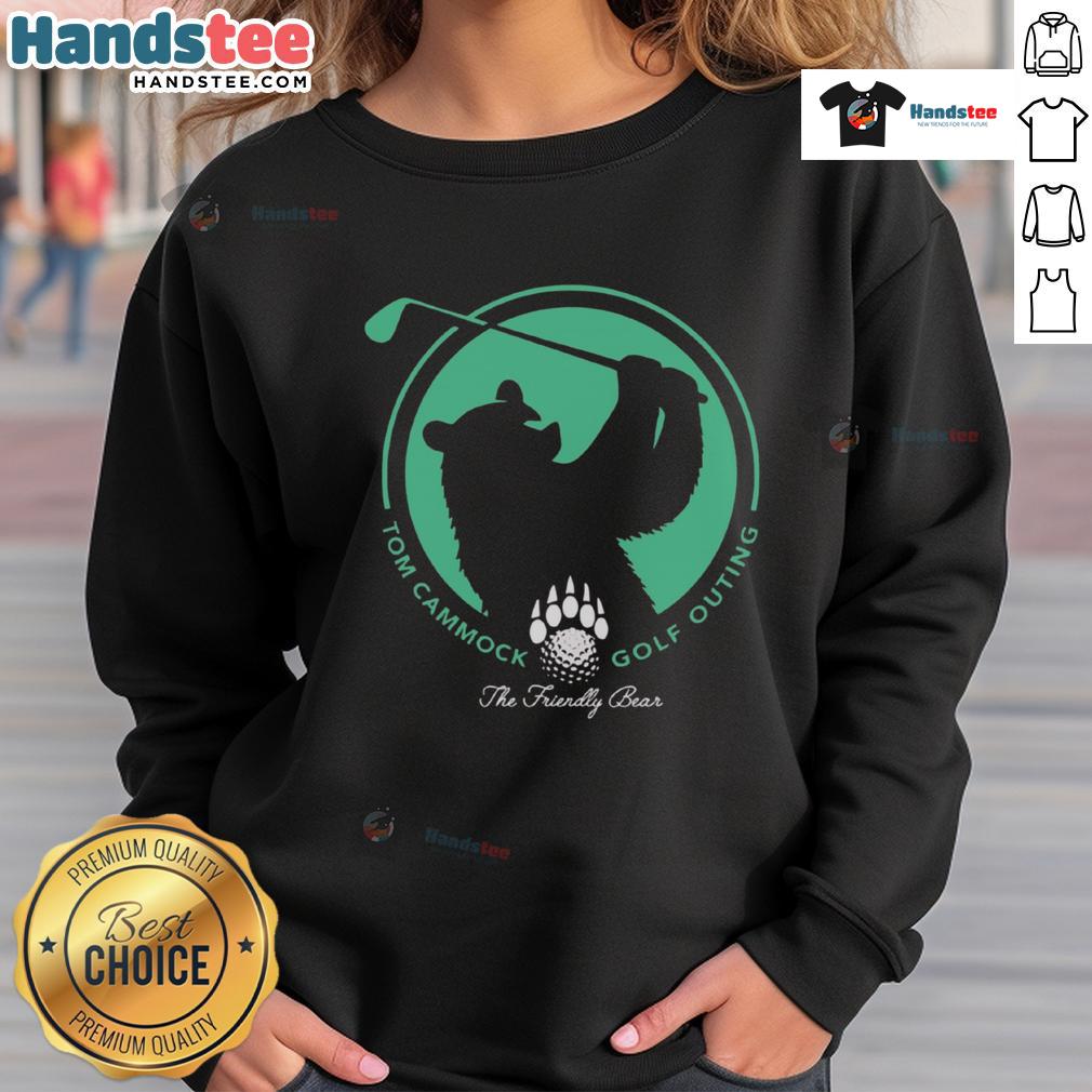 Nice The Friendly Bear Tom Cammock Golf Outing Sweatshirt featuring a cozy design perfect for golf enthusiasts.