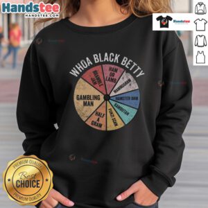 Nice Whoa Black Betty Sweatshirt featuring a stylish design and cozy fit, perfect for casual wear.