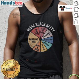 Nice Whoa Black Betty tank top featuring a stylish design, perfect for casual wear and summer outfits.