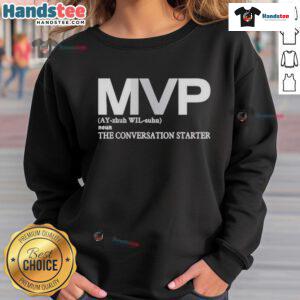 Becky Hammon MVP sweatshirt featuring a stylish design, perfect for fans and conversation starters about women's basketball.