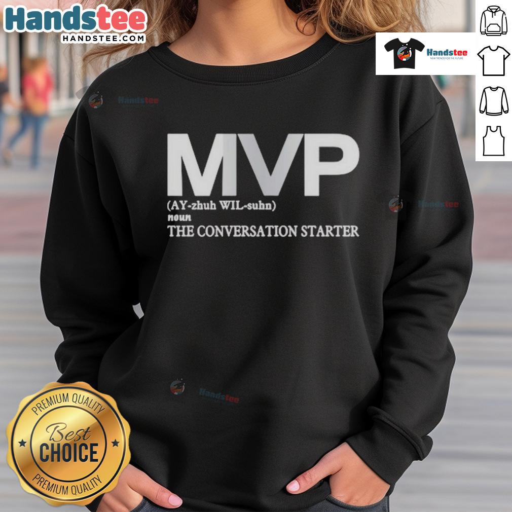 Becky Hammon MVP sweatshirt featuring a stylish design, perfect for fans and conversation starters about women's basketball.