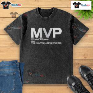 Official Becky Hammon MVP The Conversation Starter washed t-shirt featuring a stylish design for basketball fans.