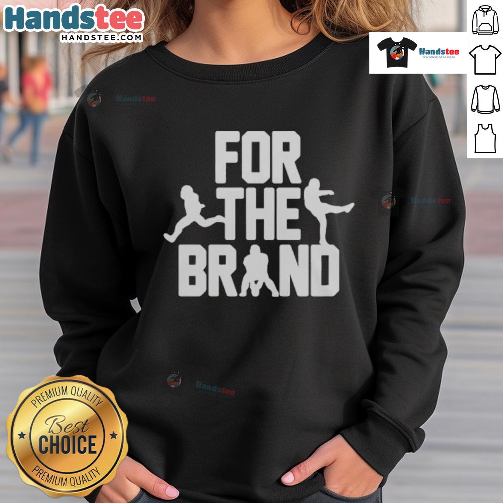 Official Cleveland Browns For The Brand Sweatshirt featuring team logo and stylish design for fans and supporters.