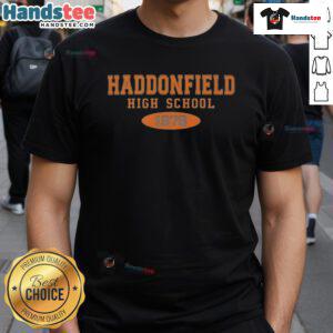 Official Haddonfield High School 1978 T-Shirt featuring vintage design and school logo, perfect for Halloween enthusiasts.