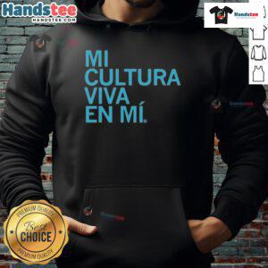 Official Mi Cultura Viva En Mi hoodie featuring vibrant designs and a comfortable fit for cultural expression.