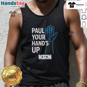 Official Paul Your Hands Up KFan tank top featuring a stylish design perfect for fans and summer wear.