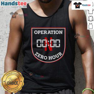 Original Nebraska Huskers Operation Zero Hour Tank Top featuring team colors and logo for fans of college sports.