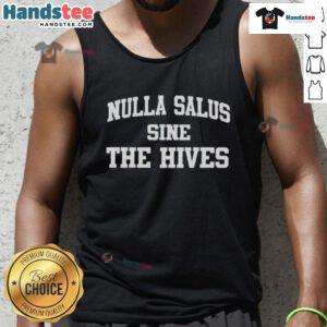 Alt Text: Original Nulla Salus Sine The Hives tank top featuring vibrant band graphics and a stylish design.