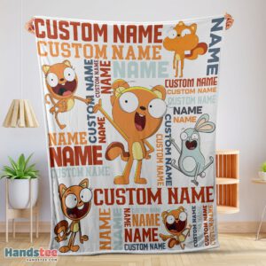 Premium Disney Kiff Chatterley & Barry Buns Blanket Fleece Customized Blanket