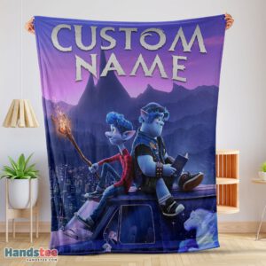 Premium Disney Pixar Onward Poster Blanket Fleece Customized Blanket