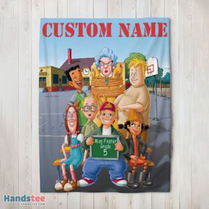 Premium Recess Cartoon Miss Finster Grade 5 Blanket Fleece Customized Blanket