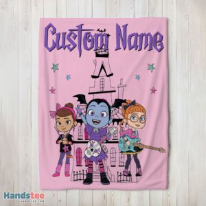 Premium Vampirina With Poppy Peepleson & Bridget Drawing Blanket Fleece Customized Blanket