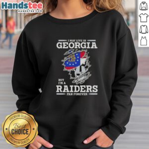 Awesome sweatshirt for Raiders fans living in Georgia, showcasing team pride and stylish comfort.